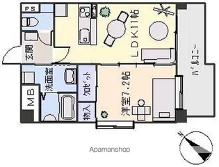 ヴォナローテ志免の杜【5階】の間取り