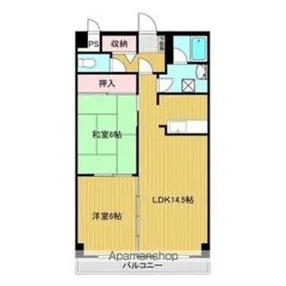 土屋ビル北見【306号室】の間取り