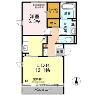 フォーシーズンズ【301号室】の間取り