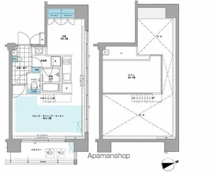 東京都港区芝浦4丁目【マンション】の間取り