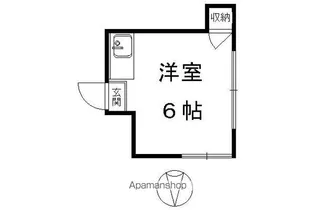 第七松田荘【74号室】の間取り