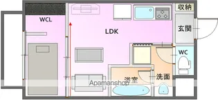 パークヒルズ泉【4階】の間取り