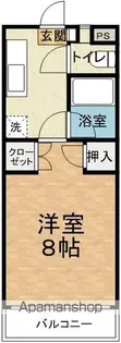 クレール・泉【303号室】の間取り