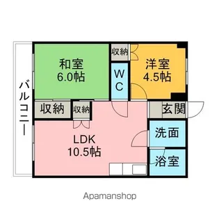 IR東刈谷【202号室】の間取り