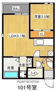 GRANDTIC ACERO【1階】の間取り
