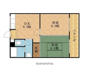 ラ・フォーレ高瀬【4階】の間取り
