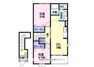 リブタウン B【2階】の間取り