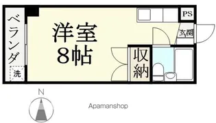 グランドシティ足羽【305号室】の間取り