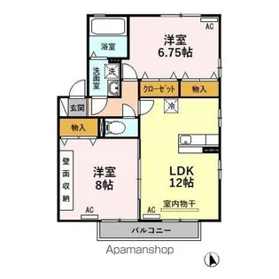 リビングタウン長良【2階】の間取り