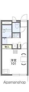 レオパレスアミニティ【1階】の間取り