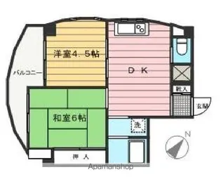 東京都墨田区押上1丁目【マンション】の間取り