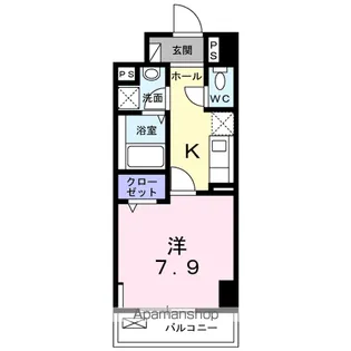 トゥットフェリーチェ八王子【5階】の間取り