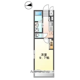 アミスタ【2階】の間取り