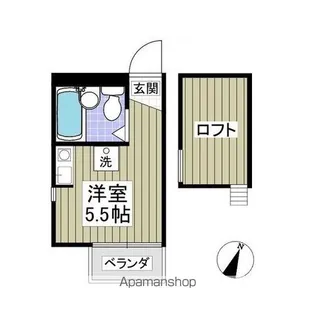 グリーンハイツⅢ【2階】の間取り