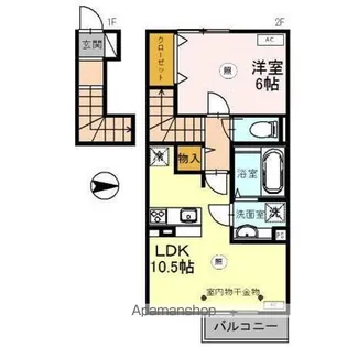 HOMARE【2階】の間取り