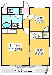 マリベールSAKATA【2階】の間取り