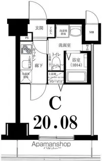グリフィン横浜・サードステージ【503号室】の間取り