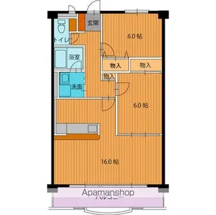 フォレストパークⅡ【1階】の間取り