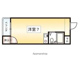 アリスト豊新【305号室】の間取り
