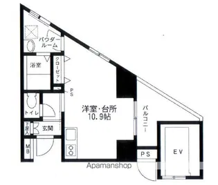 スカイプラザⅡ【405号室号室】の間取り