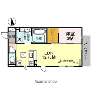 PLATINUM(プラチナム)【1階】の間取り