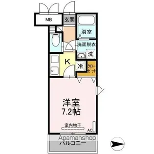 アスコット鉄砲町【4階】の間取り
