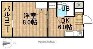 レジデンスアルージェⅡ【2階】の間取り