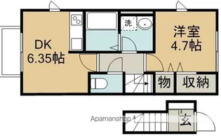 ハイムパインⅡ【2階】の間取り