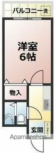 いずみハイツ【305号室】の間取り