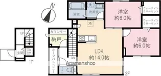 WTAコーポ【201号室】の間取り