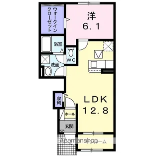 アニメート松竹【1階】の間取り