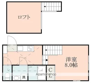 POSH YOKOTE【1階】の間取り