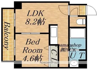 S-FORT北円山【4階】の間取り