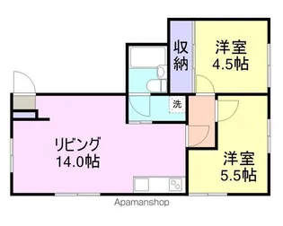アルティメイトBUILDG NO.6【3階】の間取り