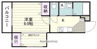 グランヴェルデ上荒田【2階】の間取り