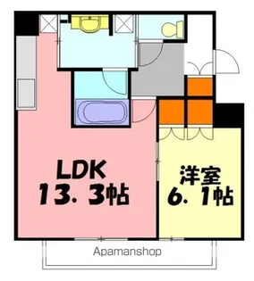 リストレジデンス辻堂タワー【9階】の間取り