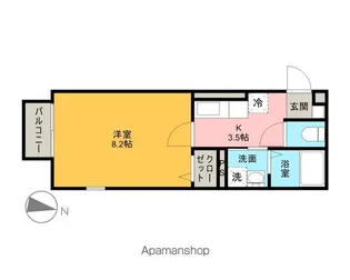 パセオプラシード上杉【2階】の間取り