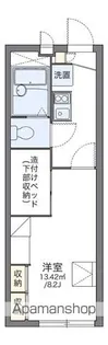 レオパレスステイブル【1階】の間取り