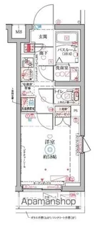 クレヴィスタ横浜大口【2階】の間取り