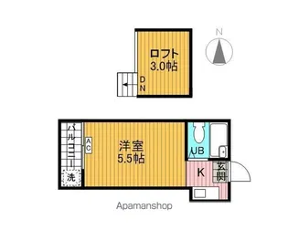 ハイツサンチェリー【2階】の間取り