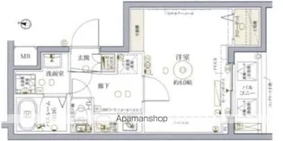 クレヴィスタ練馬武蔵関【106号室】の間取り
