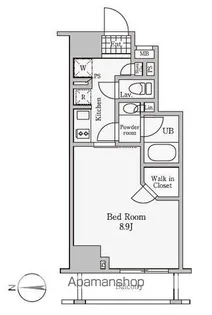 レジディア御茶ノ水Ⅲ【2階】の間取り