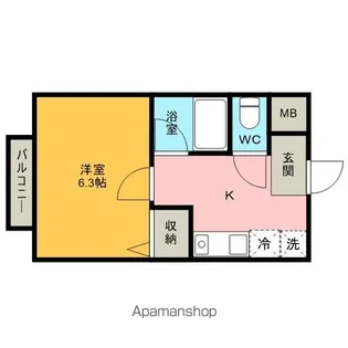 アヴァンス【1階】の間取り