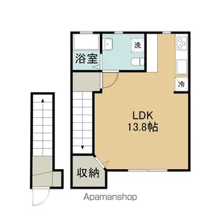 メゾンプラム【C-202号室】の間取り