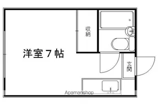 岩下ビルド上賀茂【301号室】の間取り