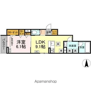 Urbana【1階】の間取り