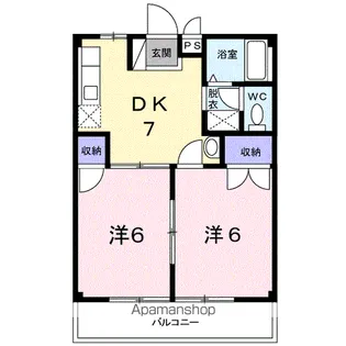 サンビレッジ【2階】の間取り