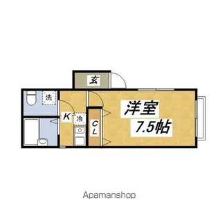 ブライトメゾン桜台【1階】の間取り