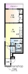 フジパレス上新庄駅北Ⅱ番館【3階】の間取り