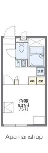 レオパレスMIZUKASA Ⅱ【103号室】の間取り